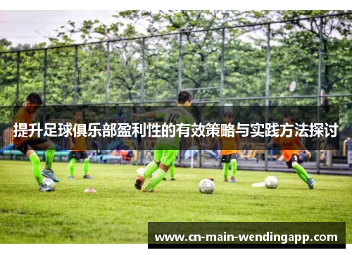 提升足球俱乐部盈利性的有效策略与实践方法探讨 提升足球俱乐部盈利性的有效策略与实践方法探讨