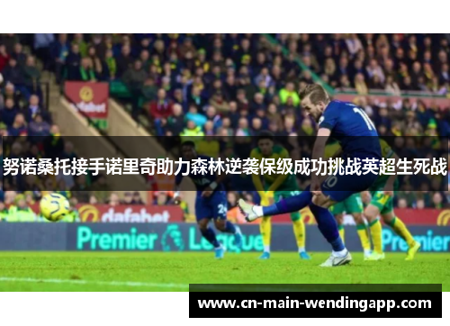 努诺桑托接手诺里奇助力森林逆袭保级成功挑战英超生死战